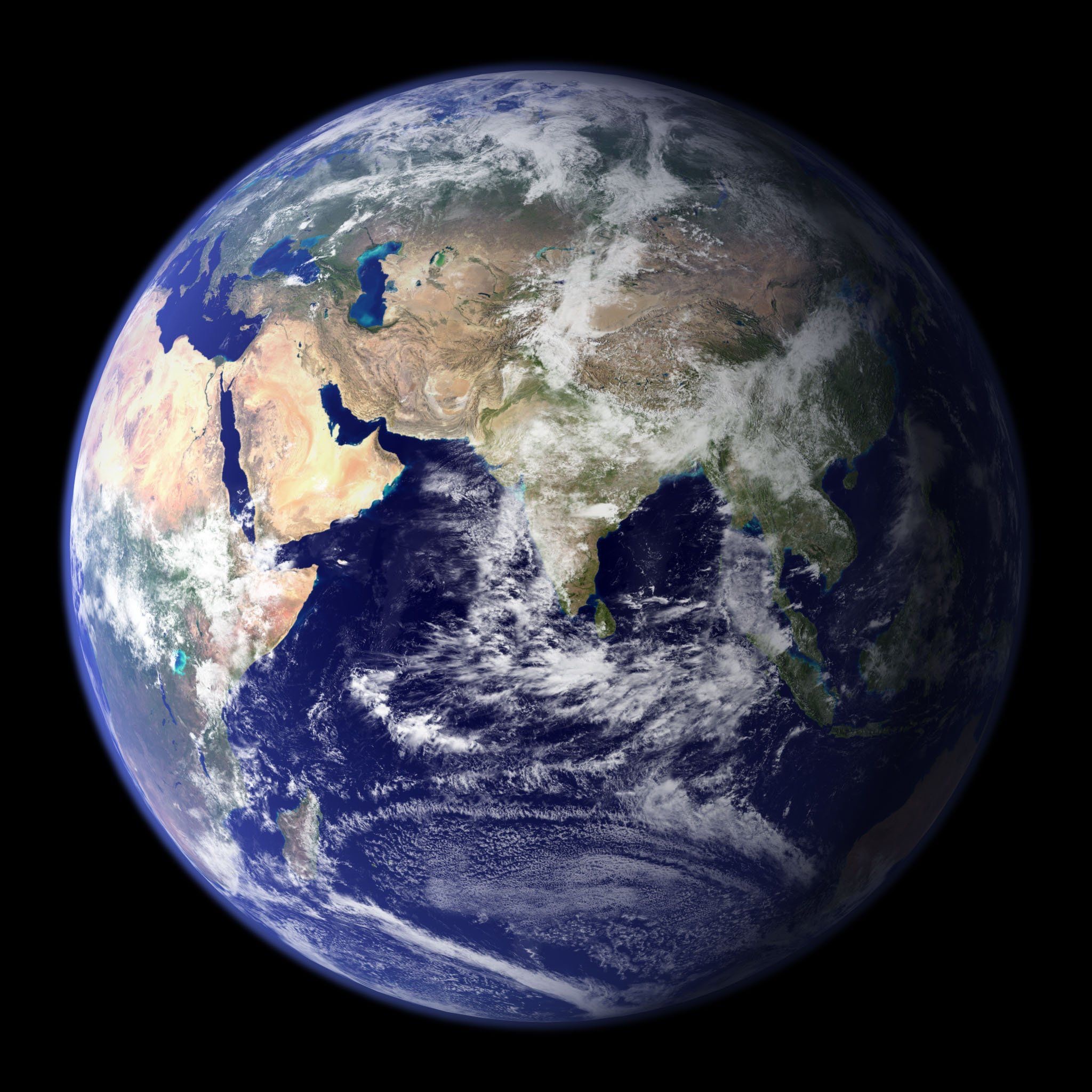Earth from space representing global technology networks